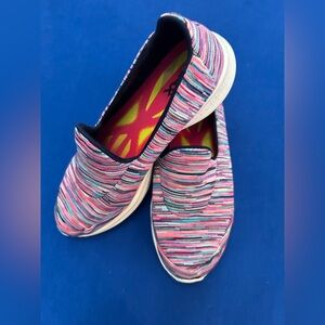 Skechers Women’s Slip-On Knit Shoes - Pink Multi